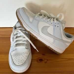 Nike White and Light Gray Sneakers
